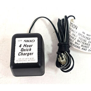 Vintage Nikko RC Vehicle 4 Hour Quick Charger #1274 TESTED FREE SHIP